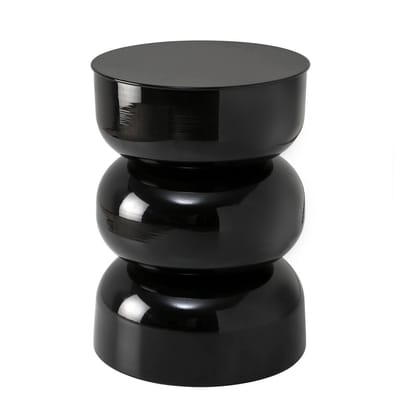 CALICOSY - Metalen bijzettafel in gelakt metaal H50 cm - ELLA