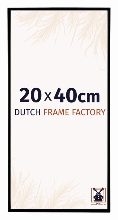 Fotolijst 20x40 cm - Kunststof - Zwart Mat - Easy