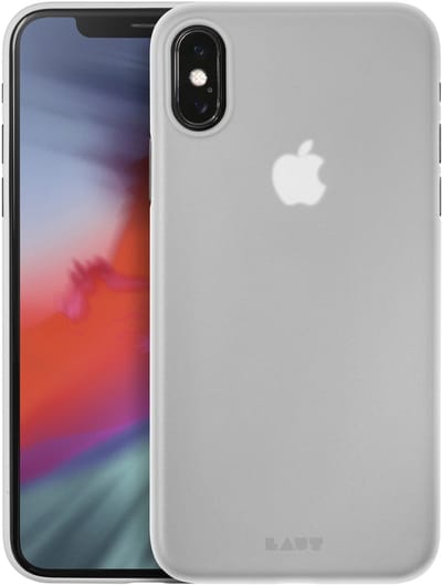 Laut Slimskin Frosted hoesje geschikt voor iPhone X en iPhone XS - transparant
