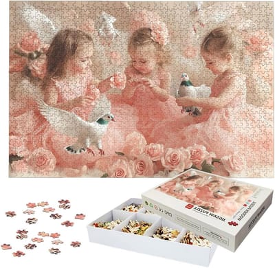 Houten Puzzel - Legpuzzel Volwassenen - Ontspanning en Plezier - 5000 Stukjes - 157 x 106 cm - Meerkleurig