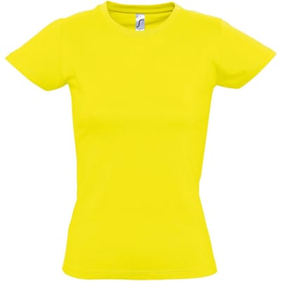 SOLS Dames/dames Imperial Heavy Short Sleeve T-Shirt (Citroen)