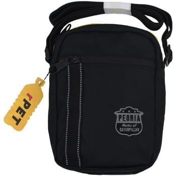 Caterpillar Peoria City Bag, Unisex, Zwart, Sachet, maat: One size