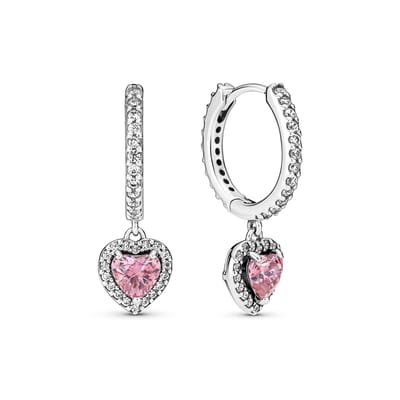 Pandora Timeless Dames OorringenOorbellen Zilver - RozeZilverkleurig