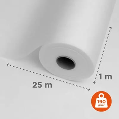 Sencys Glasvliesbehang Voorgeschilderd - 25 M - 190 G/m²