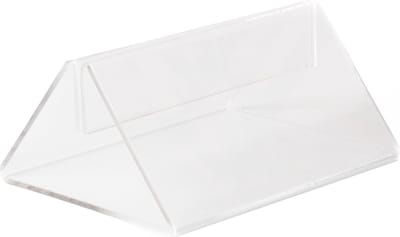 10,5cm - Transparante Menukaarthouder / Acrylglas Houder / Standaard - Type: MZ-105-T