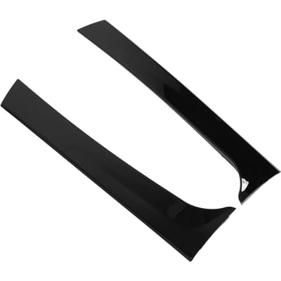 Paar Achterruit Zijspoiler Vleugel Canard Splitter Trim ABS Glanzend Zwart Vervanging voor MK2 2017+ black