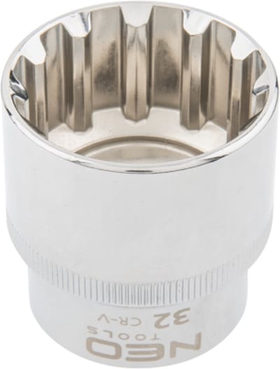 NEO Speciaal, Spline, Zeskant, Torx, Vierkant, Dop 18 mm, 1/2" aansluiting