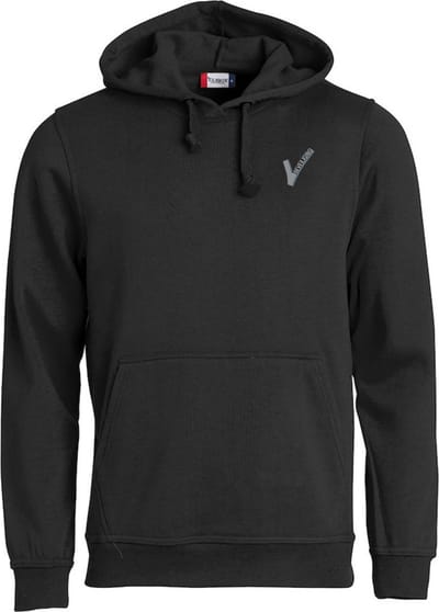 Clique Security / Beveiliging - Hoodie - Zwart - incl. Borstlogo (V-tje) en Ruglogo (SECURITY) - Maat 5XL - VOOR PROFESSIONALS