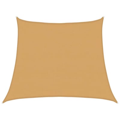vidaXL - Zonnezeil - 160 - g/m² - trapezium - 3/4x3 - m - HDPE - lichtgrijs
