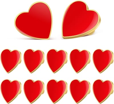 Broches en Pins - Rood Decor voor Tassen, Kraag, Revers en Kleding - Boutonniere Accessoires voor Vrouwen