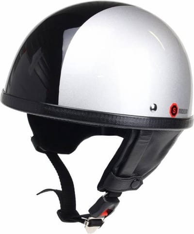 Redbike RB-500 pothelm zilver-zwart maat S