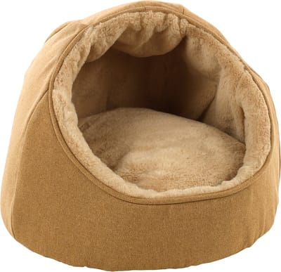 Kattenbed – katten slaapmand – kattenhuis – kattenhol – Cat cave – Oker, 46 x 46 x 36 cm – Flamingo Slaapplaats Lana