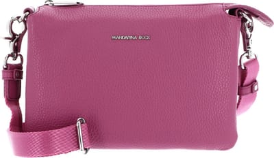MANDARINA DUCK Leren schoudertas Mellow Leather Crossbody Bag Red Violet paars