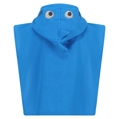 Regatta Handdoek met kap voor kinderen/Kinderen Bubbles De Haai (Hawaiiaans Blauw)
