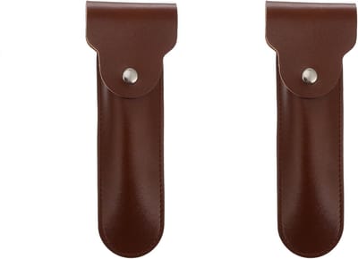Scheermes Beschermers - Scheermes Houders - Reizen en Opslag - Waterdicht PU Materiaal - 14 x 55 x 2 cm