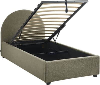 sweeek - Bed met lattenbodem en hoofdeinde, b206 x d104 x h102cm