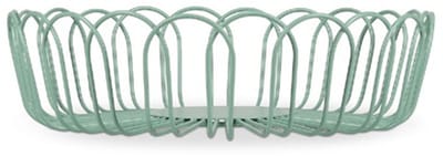 ONA Draadmand 26,5xH7,5cm groen Flores