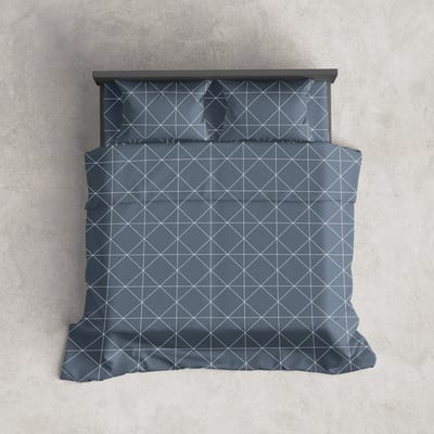 Lakenset - Flanel - Winter - 2 personen - Onderlaken met Bovenlaken - Ruit