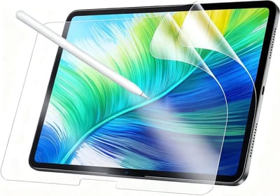 PaperFeel Beschermfolie voor iPad Pro 11 Inch M4 2024, Ideaal voor Schrijven en Tekenen, Dun en Responsief, Eenvoudig aan te brengen, Matte Afwerking, Verpakking van 2 Stuks