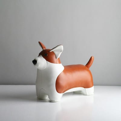 Zuny boekensteun dog Corgi tan-white