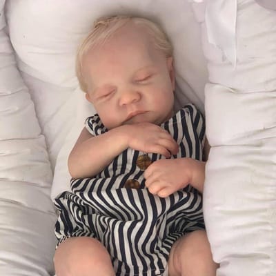Reborn Baby Pop - Levensachtige Pop Baby Pop - Kinderspeelgoed - Handgemaakt Zacht Lichaam - 50 cm - Niet gespecificeerd