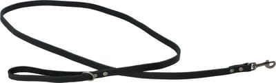 Adori Looplijn Vetleder Met Print - Hondenriem - 180x1.4 cm Zwart S