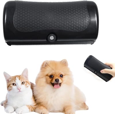 ByShane - Verzorgingsborstel voor Kort Harige Honden - Haarverwijderingskam voor Honden, Katten en Paarden (Zwart)