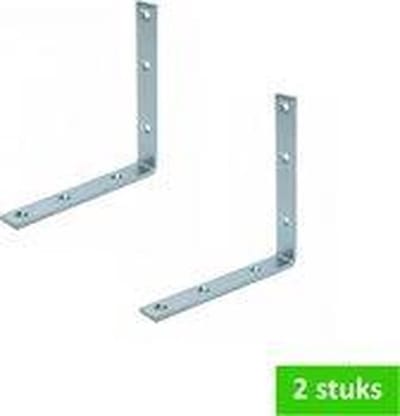 TQ4U drempelhoek | 150 x 150 x 20 mm | 5 mm dik | verzinkt | 2 STUKS