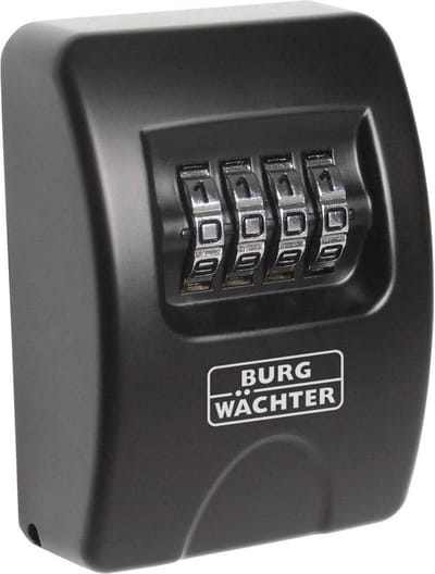 KeySafe 10 SB, sleutelkluis met cijfercombinatie, zwart