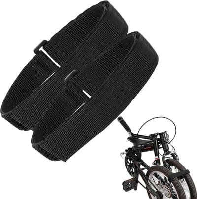 Spanbanden Fiets - Fietsbevestiging Set - Veilig Transport - Anti-slip Grip - 2 Stuks 60cm - Zwart