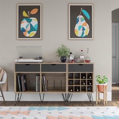 Harmony - Drankenstandaard in houtlook