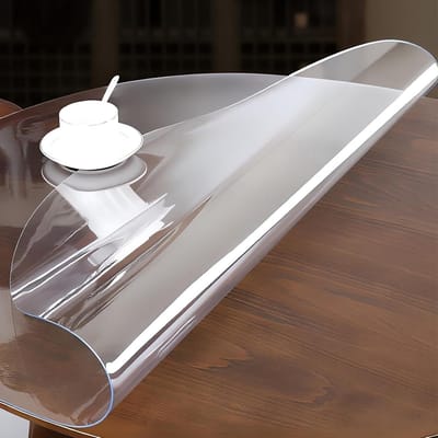 Rond Tafelkleed - Beschermhoes - Tafel Beschermen - 2mm Dik - 80cm Doorsnede - Transparant