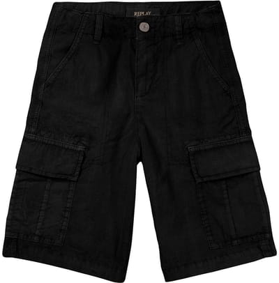 Replay Sb9536.050.85228 Cargo Shorts Zwart 16 Years Jongen