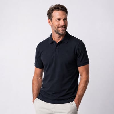 Je m'appelle Mannen Top - Blauw - Maat M