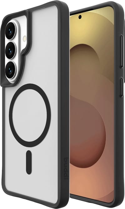 Buddi Hybrid - Hoesje Geschikt voor Samsung Galaxy S26 - Compatibel met MagSafe - Back Cover met Magneet - Magnetische Beschermhoes - Case Matte Zwart