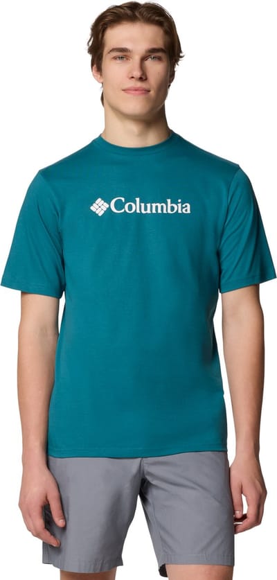 Columbia CSC Basic Logo SS Tee, Mannen, Groen, T-shirt, maat: M
