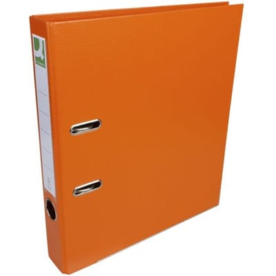 Q-CONNECT ordner, voor ft A4, volledig uit PP, rug van 5 cm, oranje