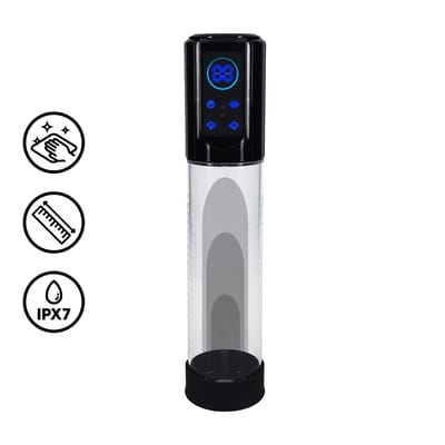 MegaLift - Automatic Waterproof Penis Pump - Black
