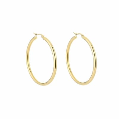 Bijoutheek Oorringen Hoop 3 mm Goud