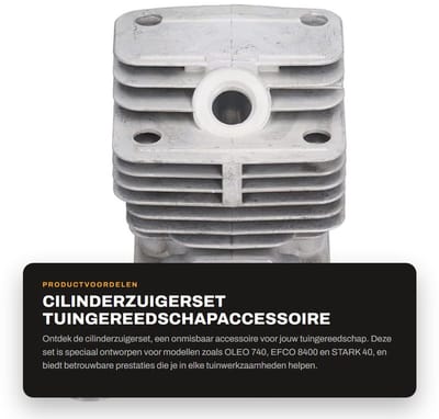 Dailygoods- Cilinderzuigerset Hoge Nauwkeurigheid - Duurzaam Tuingereedschapaccessoire - Slijtvast - Stabiele Prestaties - Efficiënte Werking - Lange Levensduur - Zuigerkit