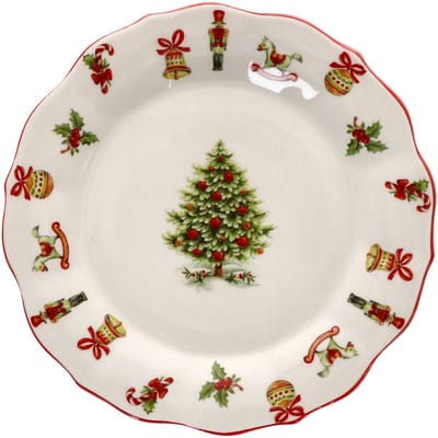 Maestro Natale Kerstkeramisch gebaksbord - 965/21
