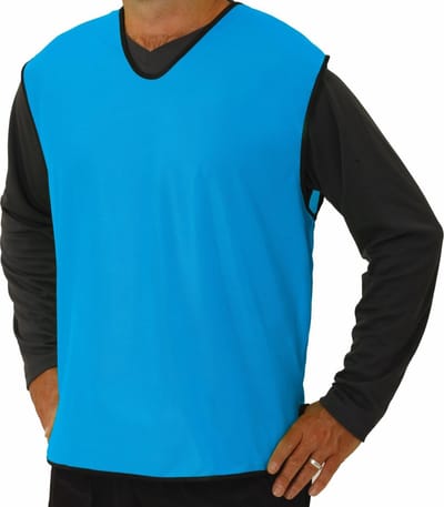 10 x Pirotti mesh trainingsovergooier / hesje - baby blue - maat: mini (= XXS)