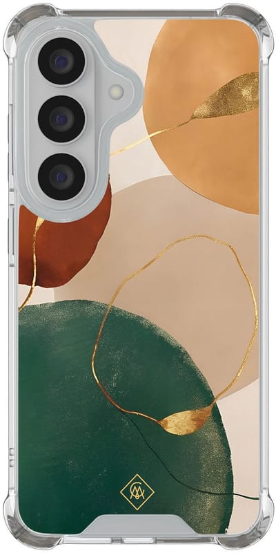 Casimoda® hoesje - Geschikt voor Samsung Galaxy S26 - Earthy Luxe - Shockproof case - Extra sterk - TPU/polycarbonaat - Multi, Transparant