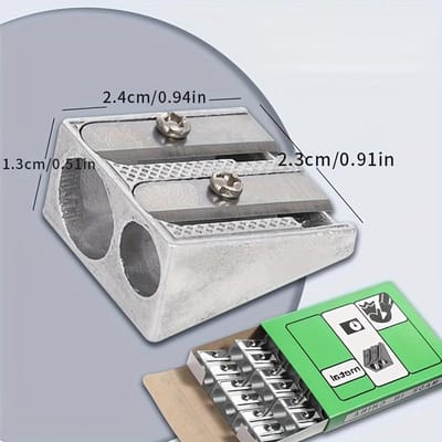 Conception Manuelle à Coins avec 2 Trous, Fonctionnement Manuel pour l'École, le Bureau et les Projets Artistiques, Aucune Pile Requise, Bureau Requis,