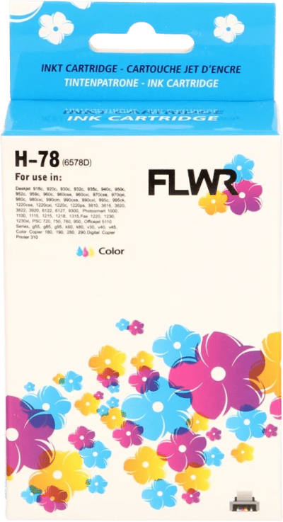 FLWR - Cartridges / HP 78A / kleur / Geschikt voor HP