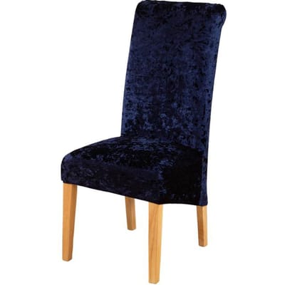 Housse de chaise à dossier haut taille XL, housse de chaise extensible en velours brillant doré pour salle à manger, mariage, banquet, housse de décoration pour la maison en élasthanne XLarge(60-75cm)