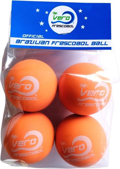 Set van 4 Hoogwaardige Strandballen voor Beach Tennis en Beach Racket Sporten