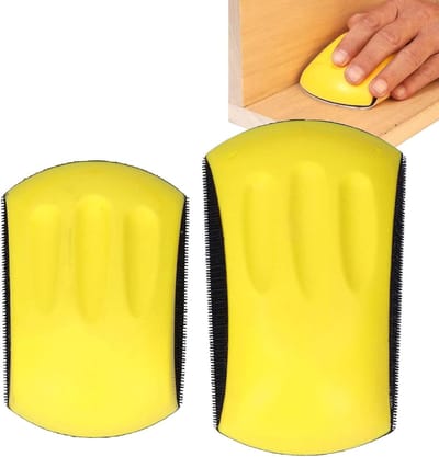 Handheld Schuurschijf 5 "6" Polijsten Pad Draagbare Zelfklevende Hand Schuren Blok voor Houtbewerking - Schuurgereedschap voor Gladde Afwerking .