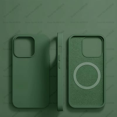 Originele vloeibare siliconen magnetische hoesjes voor APPLE iPhone 11 13 12 14 15 Pro Max 15 Plus voor Magsafe-hoesje draadloze oplaadhoes For iPhone 13