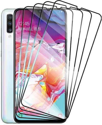 DrPhone Samsung Galaxy A50 Glas - Tempered Glass 3D – Volledige Dekking - Schermbeschermer - Gehard Glas
